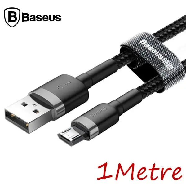 Baseus Cafule Micro Usb 1metre 2.4a Hızlı Şarj Halat Usb Kablo-(5775)