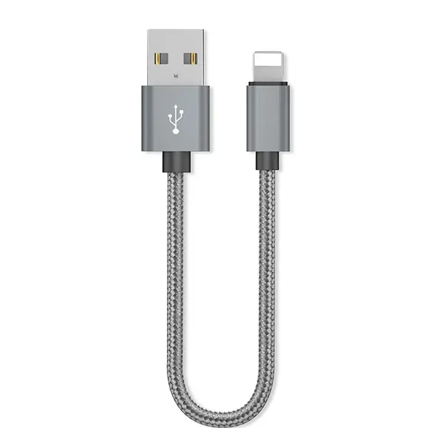 Ally İPhone İOS 3.0A Hızlı Şarj Halat Usb Kablo 20cm-(5775)