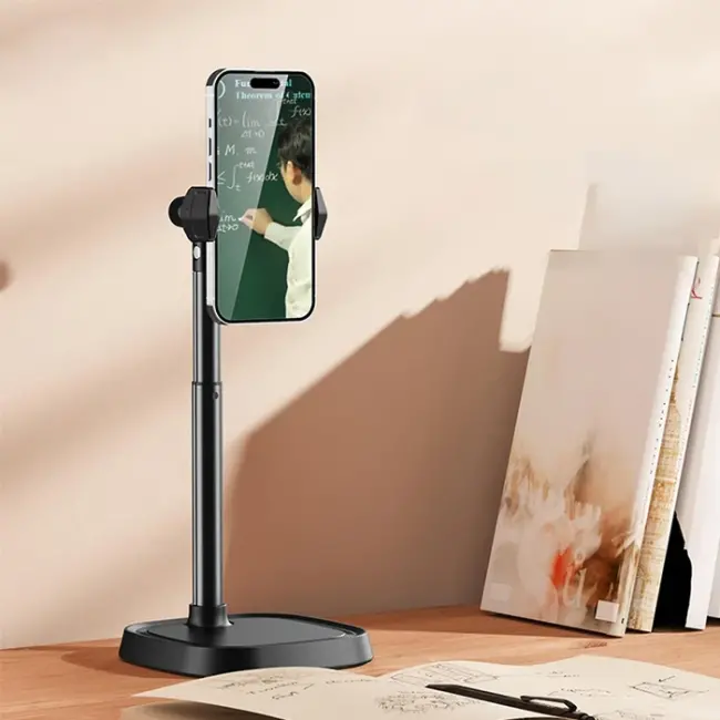 ALLY T8 360° Dönebilen Yükseklik Ayarlı Masa Üstü Telefon Tutucu-(5775)