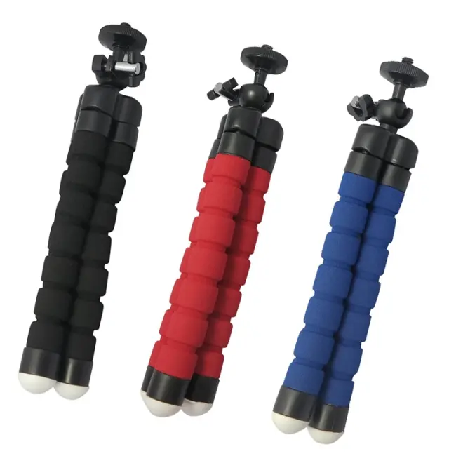 Mini Tripod Selfie Masa Üstü Stand + Bluetooth Kumanda-(5775)