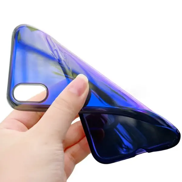 Baseus İPhone Xs Max Glow Case Şeffaf Silikon Kılıf-(5775)