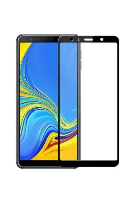 Ally Samsung Galaxy A7 2017 A720 İçin Tempered Full Kaplama Kırılmaz Cam Ekran Koruyucu-(5775)