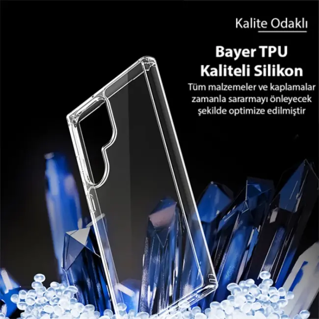 Dux Ducis SM Galaxy S23 Ulta Clin Series Shockproof Şeffaf Silikon Kılıf-(5775)