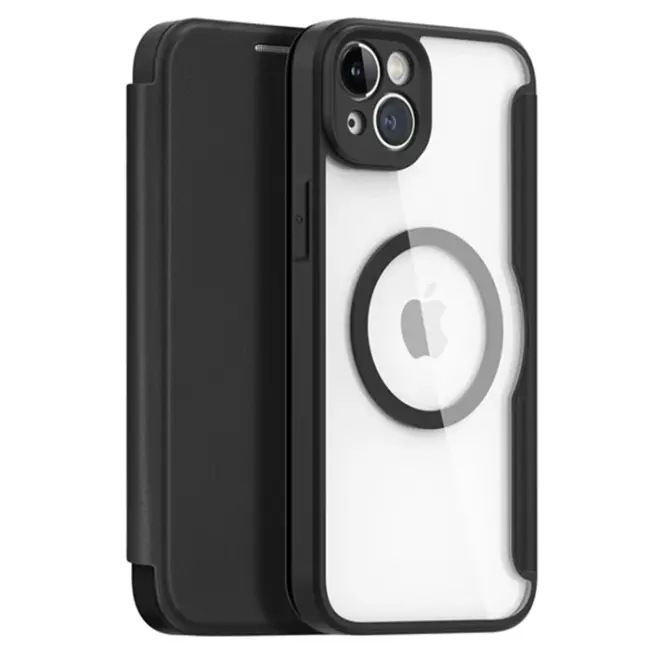Dux Ducis iPhone 14 Plus 6.7 Kılıf Skin X Pro Series MagSafe Kapaklı Kılıf Folio Case-(5775)