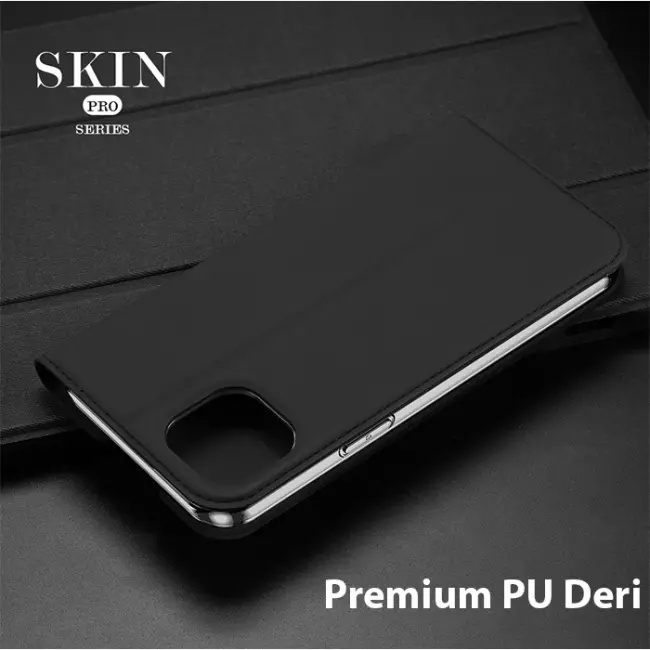 Dux Ducis iPhone 14 Plus 6.7 Kılıf Skin Pro Series Flip Cover Kapaklı Kılıf-(5775)