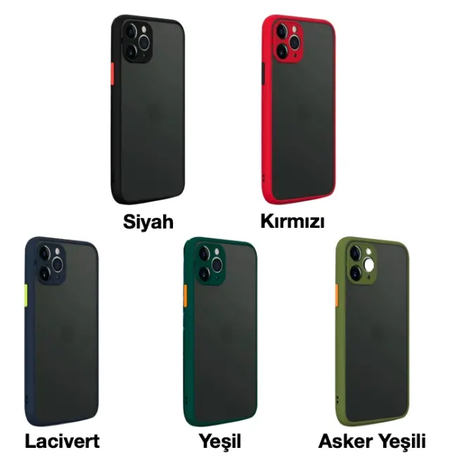 iPhone 11 Pro 5.8inç Kamera Korumalı Premium Silikon Kılıf-(5775)