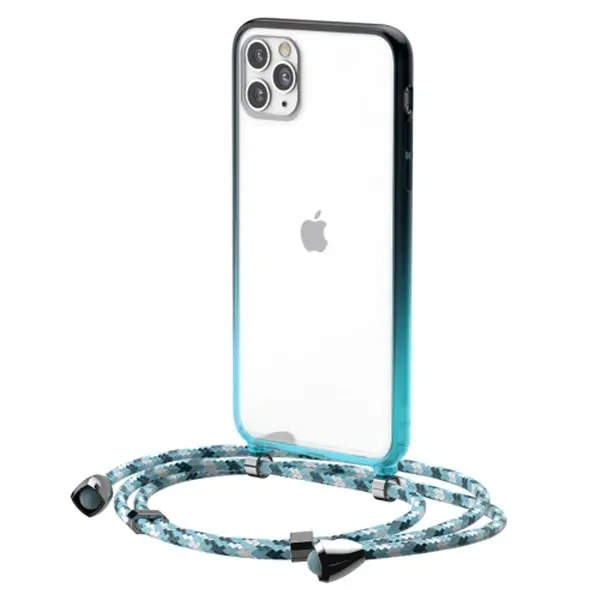 Baseus Element Crossbody Protective iPhone 11 Pro Max 6.5 Askılı Koruyucu Silikon Kılıf-(5775)