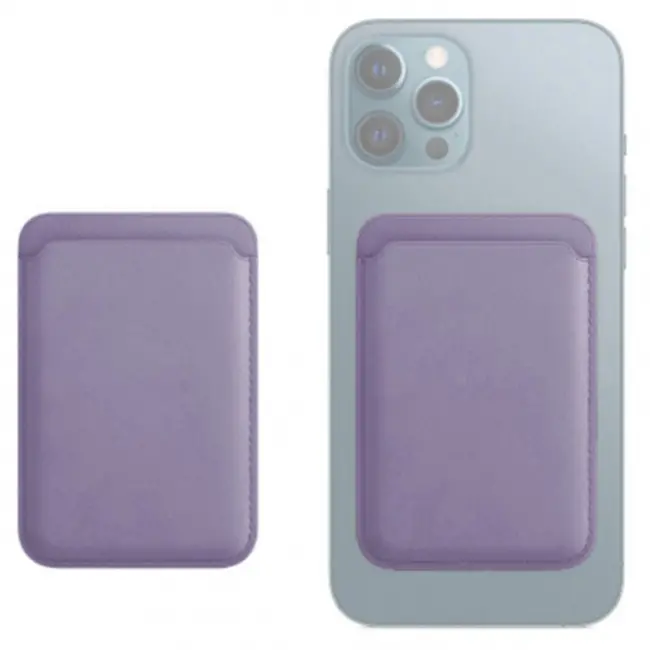 ALLY İPhone 14-13-12'ler için Deri Cüzdan Magsafe Kartlık Cüzdan Kılıf-(5775)