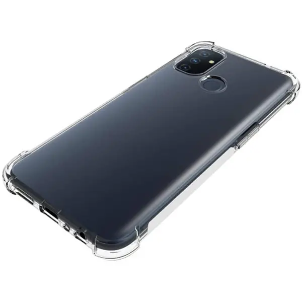 OnePlus Nord N100 Anti-Drop Silikon Kılıf Kamera Korumalı Şeffaf Silikon Kılıf-(5775)