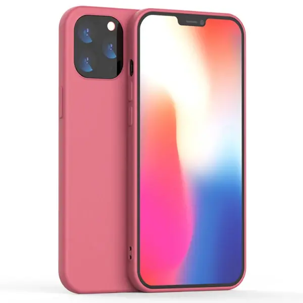 iPhone 12 Mini  5.4 Lansman Kılıf İçi Kadife Soft Silikon Kılıf-(5775)