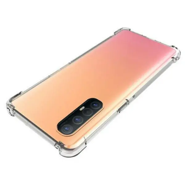 Oppo Reno 3 Pro Anti-Drop Darbe Emici Silikon kılıf Shockproof kılıf-(5775)