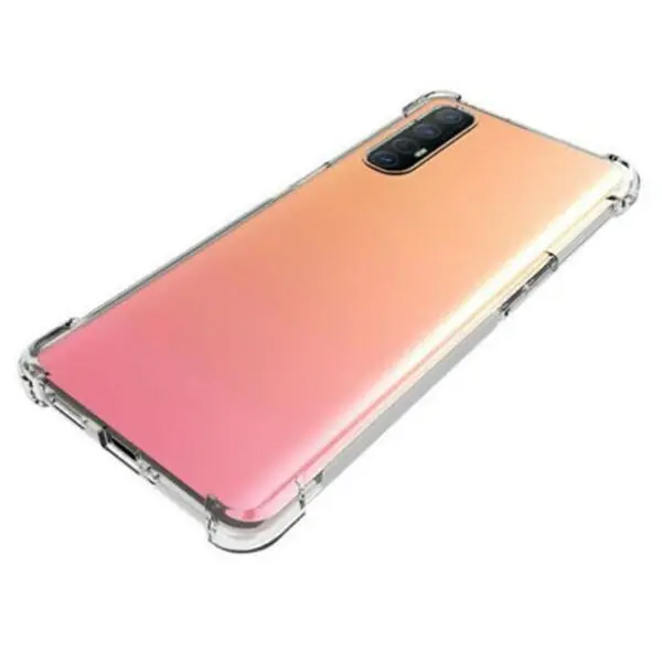 Oppo Reno 3 Pro Anti-Drop Darbe Emici Silikon kılıf Shockproof kılıf-(5775)