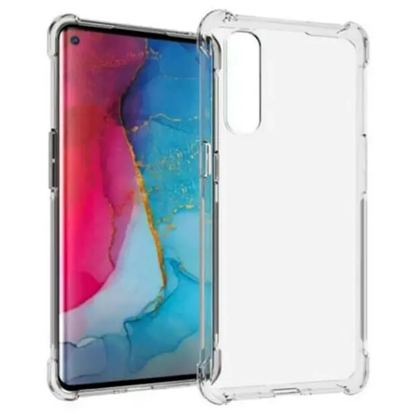 Oppo Reno 3 Pro Anti-Drop Darbe Emici Silikon kılıf Shockproof kılıf-(5775)