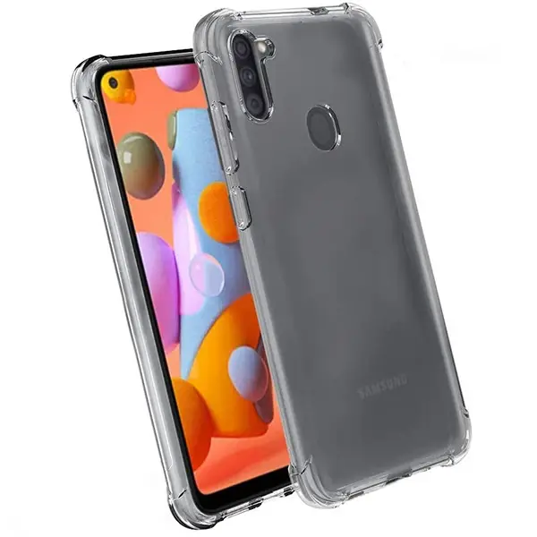 ALLY SM Galaxy M11/A11 Anti-Drop Darbe Emici Silikon kılıf Shockproof kılıf-(5775)