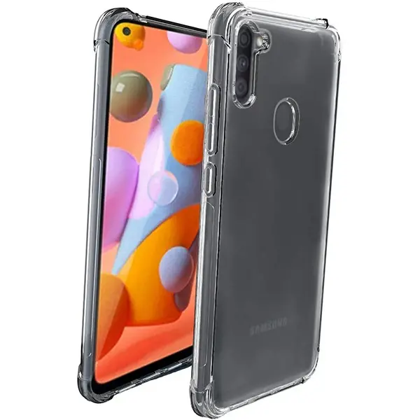 ALLY SM Galaxy M11/A11 Anti-Drop Darbe Emici Silikon kılıf Shockproof kılıf-(5775)