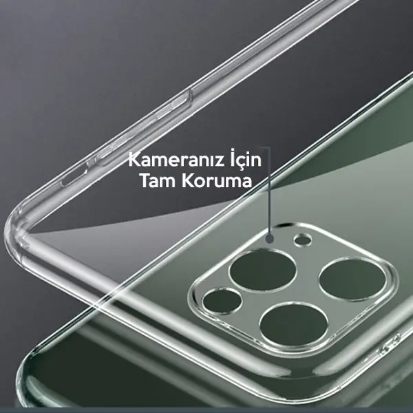 Ally İPhone 11 Pro Max 6.5 İnch Kamera Korumalı Silikon Kılıf-(5775)