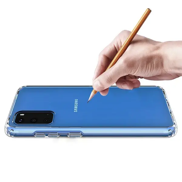 Ally Samsung Galaxy S20 Anti-Drop Darbe Emici Silikon Kılıf-(5775)