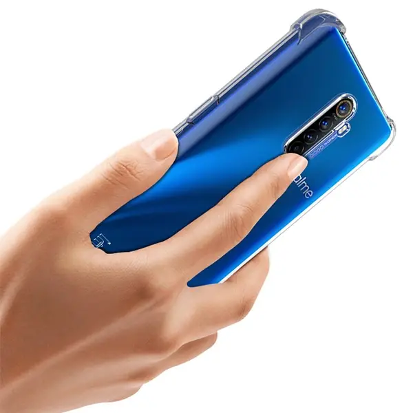Oppo Reno 2F Anti-Drop Darbe Emici Silikon Kılıf-(5775)