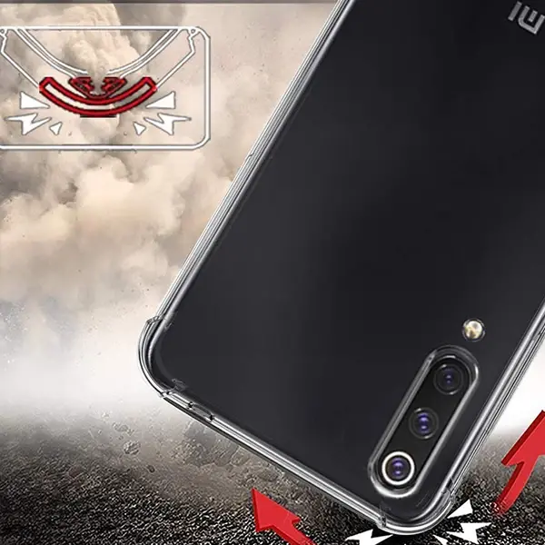 Xiaomi Mi 9 Pro 5G Anti-Drop Darbe Emici Silikon Kılıf-(5775)