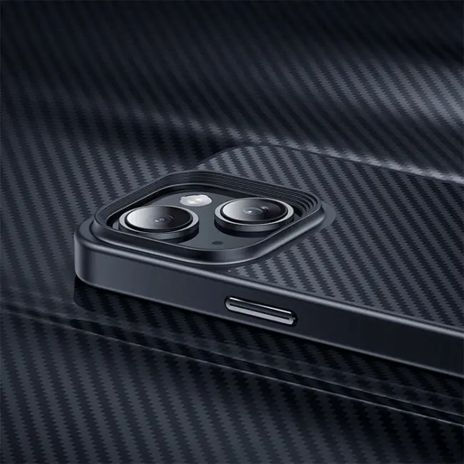 Hoco iPhone 15 Plus AS7 Kevlar Kılıf Manyetik Magsafeli Telefon Kılıfı-(5775)