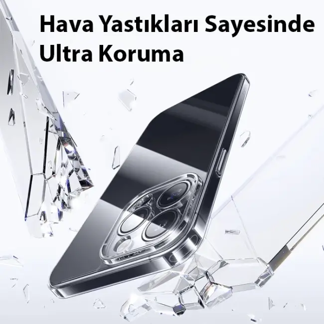 Baseus iPhone 15 Pro Max Corning Serisi Silikon Kılıf + Tempered Ekran Koruyucu Set-(5775)
