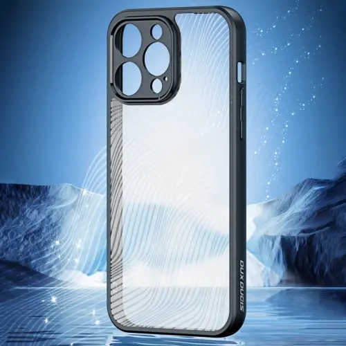 Dux Ducis iPhone 14 Pro Aimo Series Premium Buzlu Sert PC-TPU Kılıf-(5775)