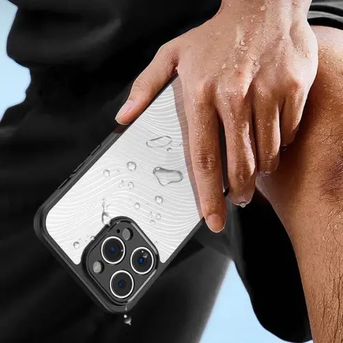 Dux Ducis iPhone 13 Pro Aimo Series Premium Buzlu Sert PC-TPU Kılıf-(5775)