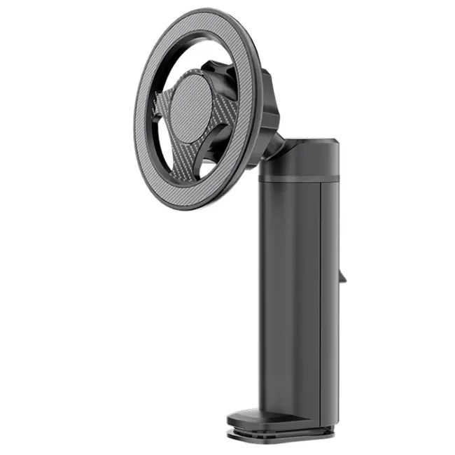 ALLY Magsafe Uyumlu Masa Koltuk Klipsli Manyetik Telefon Tutucu-(5775)