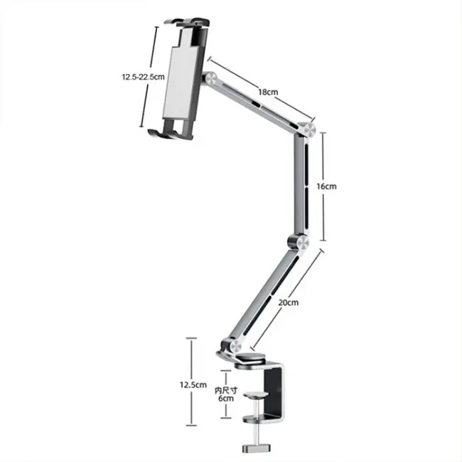 ALLY 360° Dönebilen Katlanır Masaüstü Tablet Ve Telefon Tutucu-(5775)