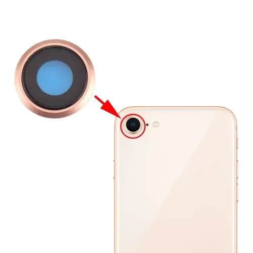 İPhone 8 Kamera Lens Kapak Full-(5775)