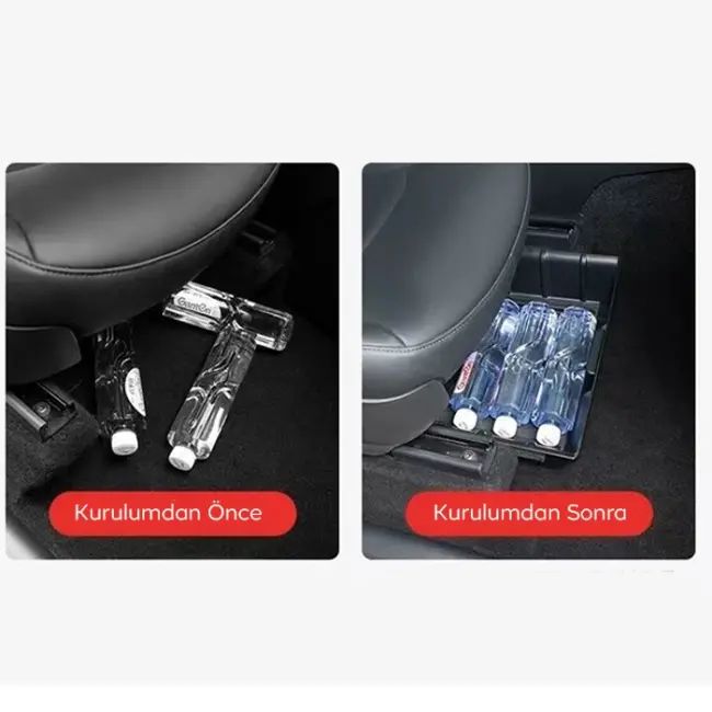 Ally Tesla model Y koltuk altı saklama kutusu-(5775)