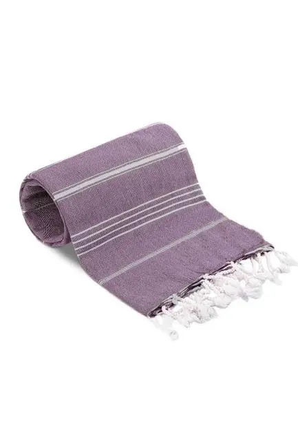 Summer Wind Soft %100 Pamuk Peştemal 100x180 cm Mor