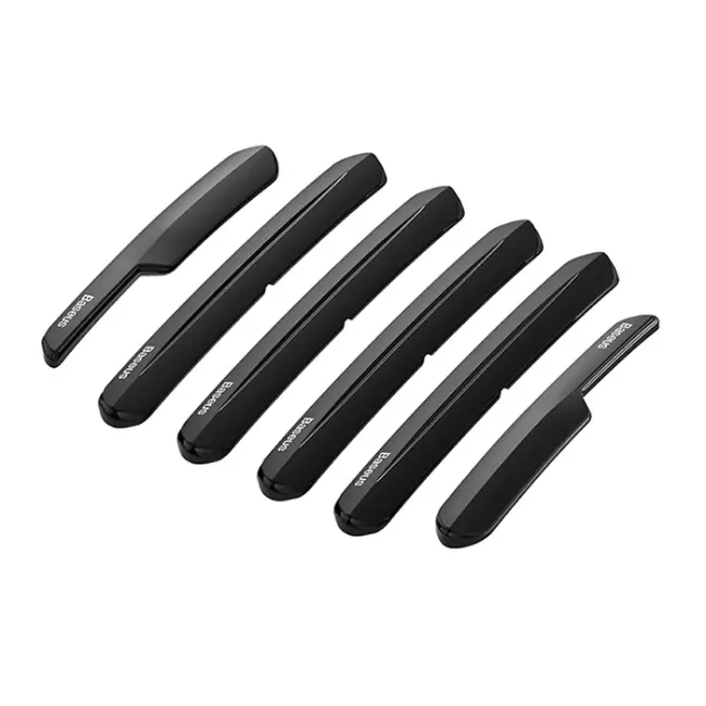 Baseus T-Space 6 Parça Tesla Araç Kapı Çizik Önleyici Tampon Koruma Seti-(5775)