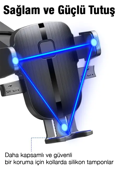 Ally B073 Araç İçi Havalandırma Telefon Tutucu-(5775)