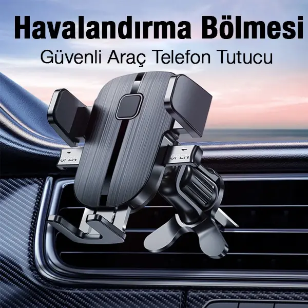 Ally B073 Araç İçi Havalandırma Telefon Tutucu-(5775)