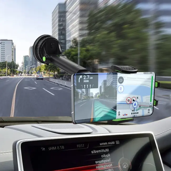 Ally X568 Torpido Üstü Teleskopik Vantuzlu Telefon Tutucu-(5775)