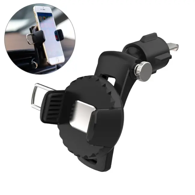 Ally 360 Dönebilen Araç Klima Havalandırma Bölmesi Kancalı Telefon Tutucu-(5775)