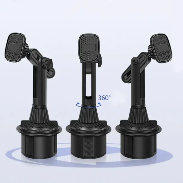 Ally 360 Derece Döner Manyetik Araç Içi Telefon Tutucu - Bardak Tutucu Yeri i?çin-(5775)