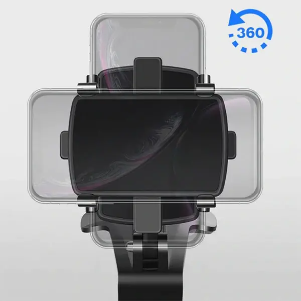 ALLY 360 Dönerli  Mouth Oto-Araç Torpido Uzeri Telefon Tutucu-(5775)