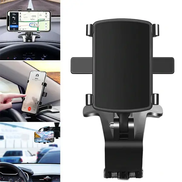 ALLY 360 Dönerli  Mouth Oto-Araç Torpido Uzeri Telefon Tutucu-(5775)