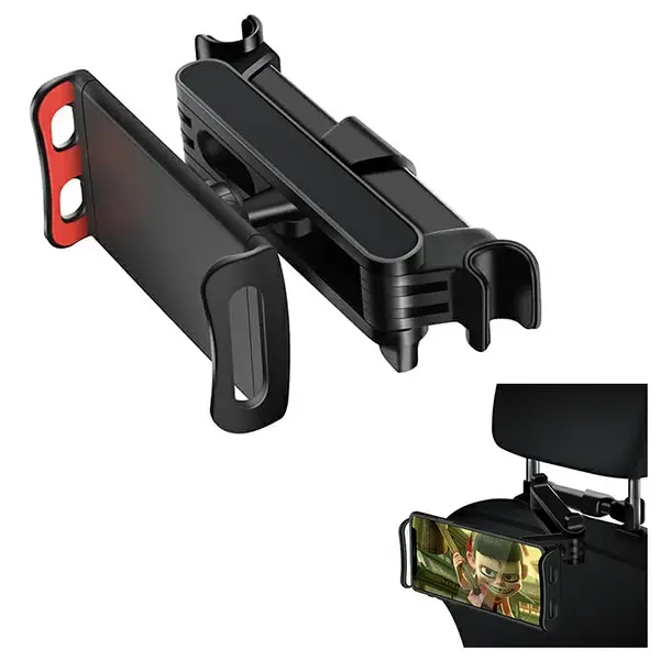 Ally CHZ-06 Teleskopik Araç Arka Koltuk 12.9 İnch Tablet Telefon Tutucu-(5775)