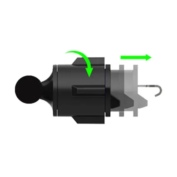 Ally Güçlü Mıknatıslı Karbon Fiber Araç Havalandırma Telefon Tutucu-(5775)