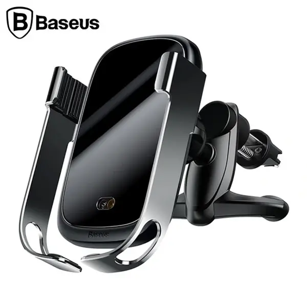 Baseus Rock-Solid Tam Otomatik 10W Wireless Kablosuz Araç Şarj Tutucu-(5775)