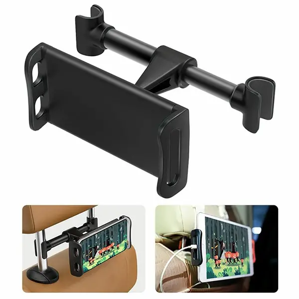 ALLY CHZ-04 Araç Arka Koltuk 12.9 İnch Kadar Tablet Telefon Tutucu-(5775)