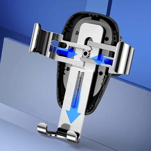 Baseus Gravity Metal Wireless Kablosuz Araç Şarj Tutucu Wxyl-B0a-(5775)