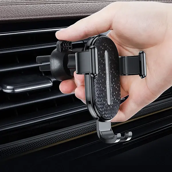 KUULAA Gravity Car Air Vent Cep Telefonu Havalandırma Tutucu-(5775)