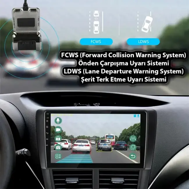 ALLY Full HD Mini Araç İçi Kamera | Geniş Açı Gece Görüşlü Döngüsel Kayıt Kompakt Dash Cam-(5775)