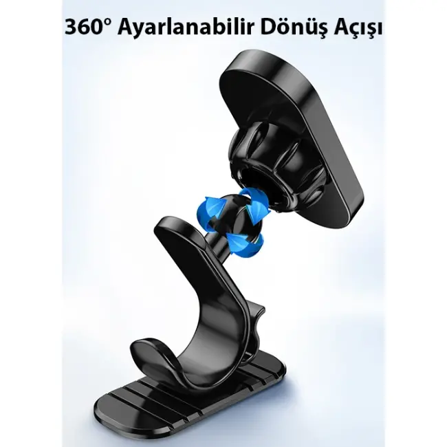 ALLY Araç içi Mıknatıslı Torpido Üstü Cep Telefonu Tutucu-(5775)