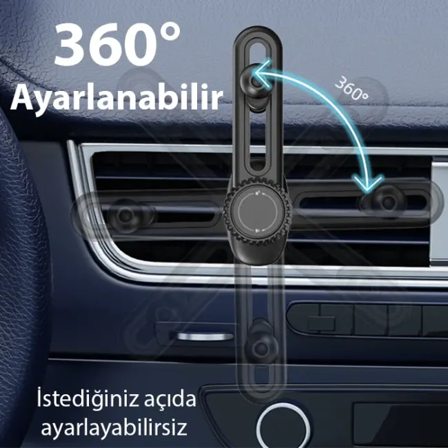 ALLY B099 Ayarlanabilen Araç Içi Havalandirma Telefon Tutucu-(5775)