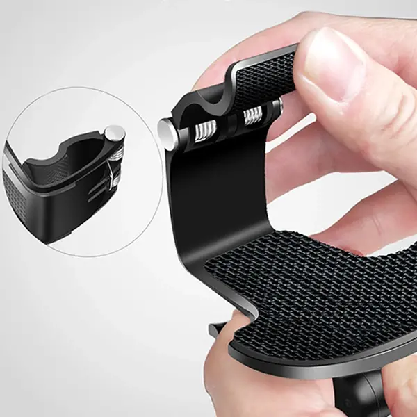 ALLY 202-D Mouth Araç Torpido Uzeri 360 Dönerli Telefon Tutucu-(5775)